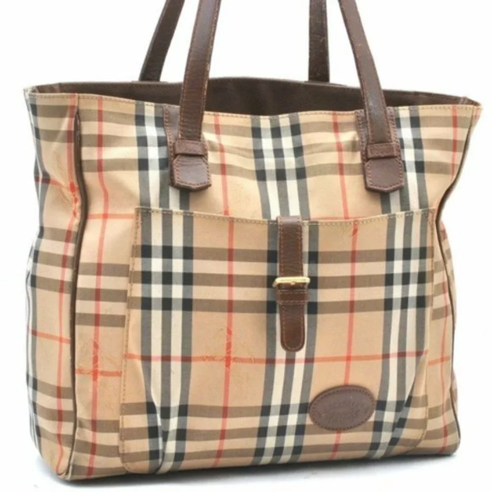 Authentic Burberrys Nova Check Canvas Bag - Picture 2 of 13